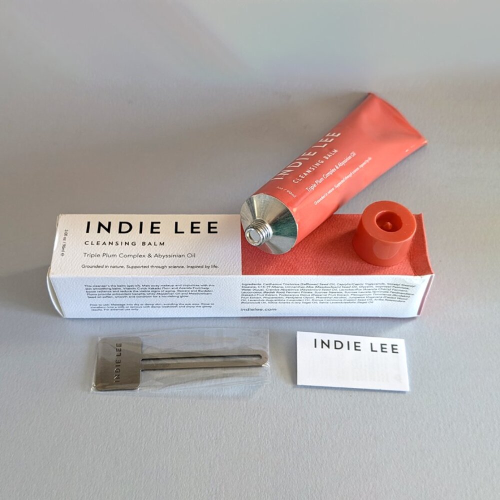 Indie Lee Cleansing Balm and Makeup Remover with Vitamin C, Anti Aging Cleanser